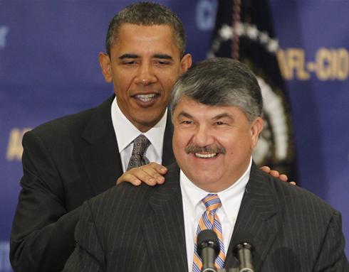 Obama Trumka