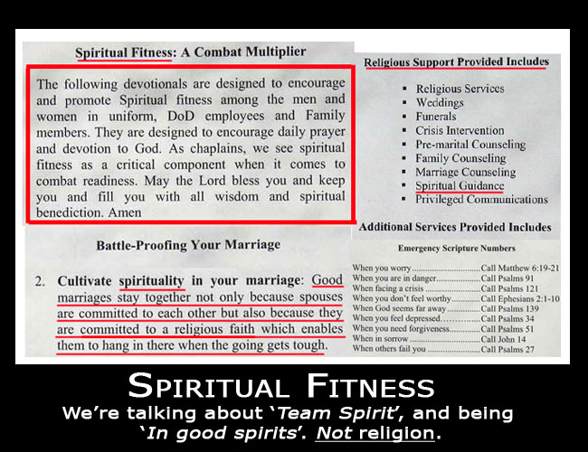 Spiritual fitness