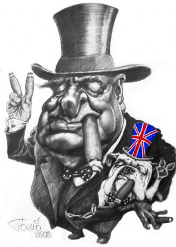 churchill cartoon