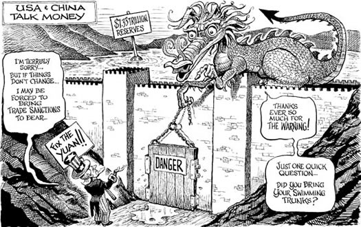 Econimic Warfare Cartoon