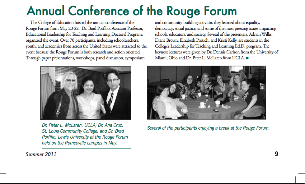 Rouge Forum 2011
