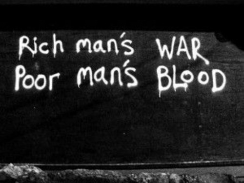 Rich Man War Poor Man Blood