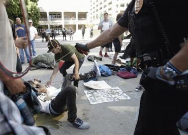 being maced Oct. 14, 2011 SAN DIEGO