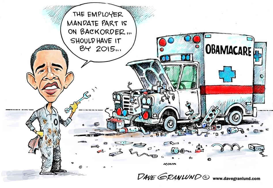 Obamacare cartoon