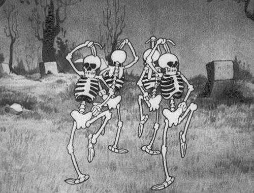 Dancing skeletons