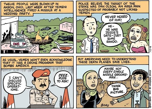 Drone cartoon