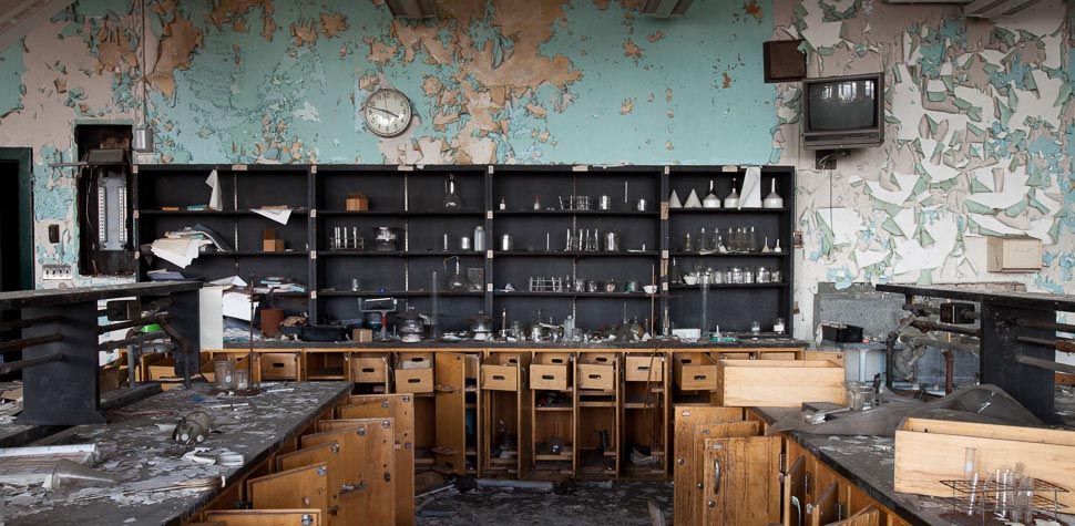 One of the science labs.