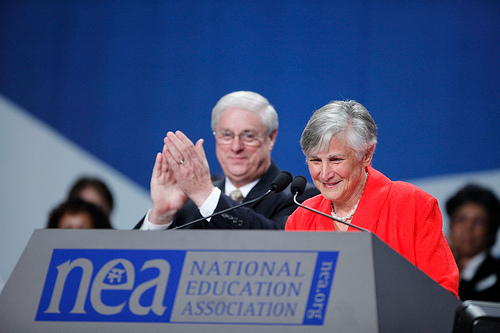 Dr. Diane Ravitch, Friend of Education Award recipient speaks to delegates during the 2010 NEA Annual Meeting and Representative Assembly.