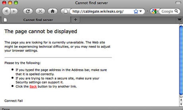 You may be experiencing. This Page cant be displayed. Google cannot connect.